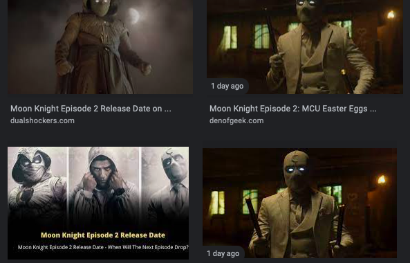 Some still frames of Episode 2 from a browser search.