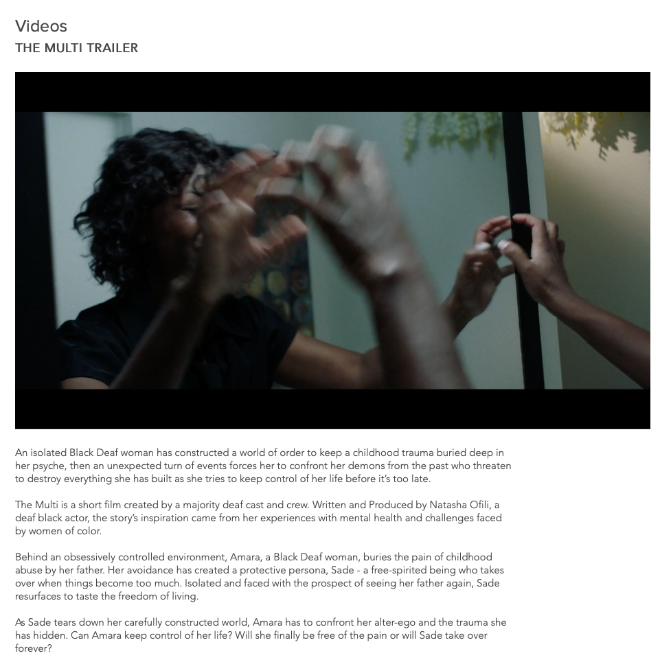 Image of a stillframe from the movie and text from the film's website, linked to in the article.